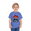 Utah Toddler T-Shirt - Retro Palm Tree Unisex Toddler Utah Shirt-13