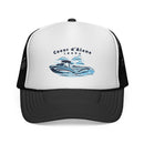 Coeur d Alene, Idaho Wakeboard Boat Trucker Hat-2