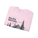 Big Sky, Montana Sweatshirt - Unisex Retro Ski Mountain Gondola Big Sky Sweatshirt-12