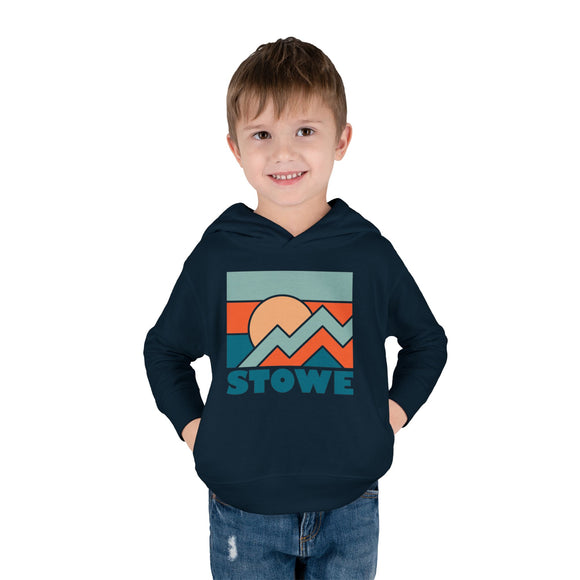 Stowe, Vermont Toddler Hoodie - Unisex Stowe Toddler Sweatshirt