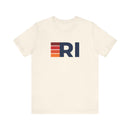 Rhode Island Retro Stripes T-Shirt | Rhode Island State Tee-2
