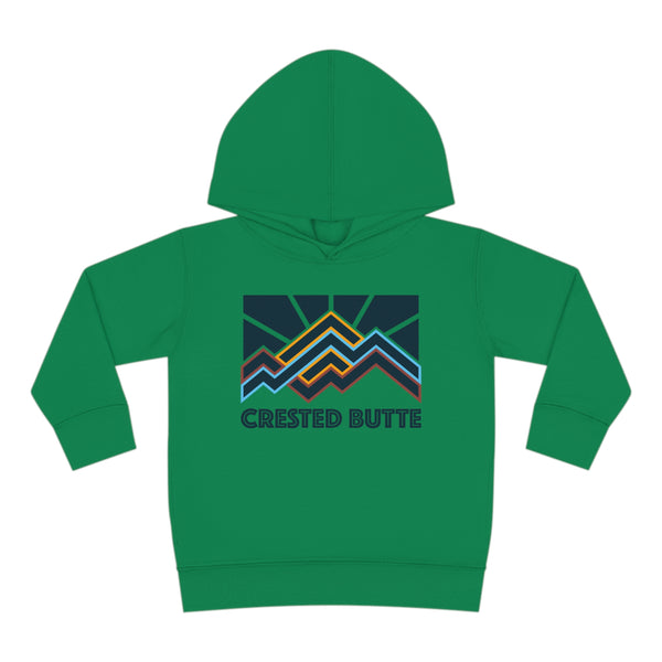 Crested Butte, Colorado Toddler Hoodie - Unisex Crested Butte, Colorado Toddler Sweatshirt