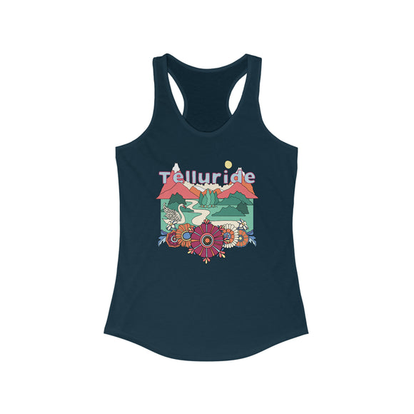Telluride, Colorado Women's Racerback Tank Top