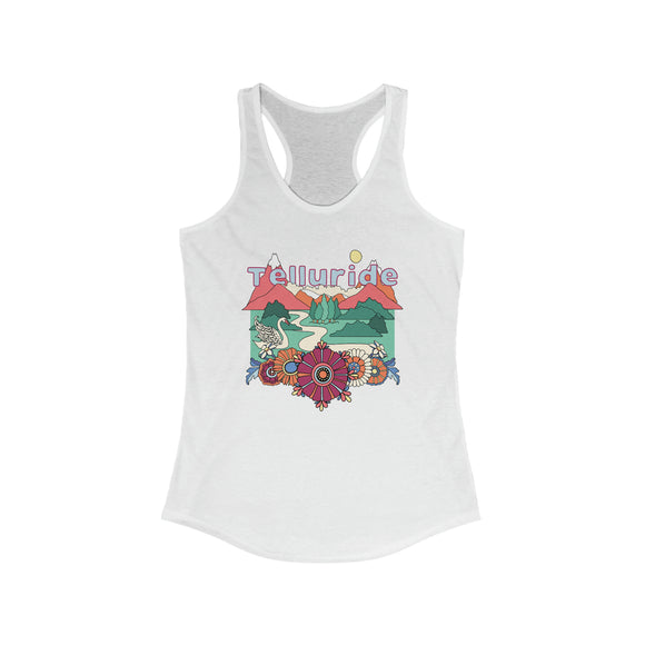 Telluride, Colorado Women's Racerback Tank Top