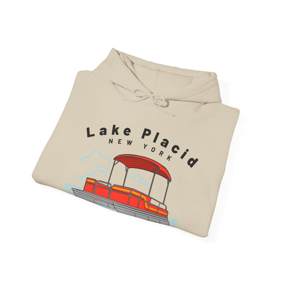 Lake Placid, New York Hoodie - Unisex Ski Lift Lake Placid