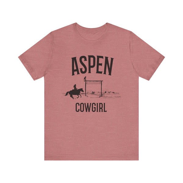 Aspen, Colorado Cowgirl Graphic Tee