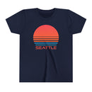 Seattle, Washington Youth Shirt - Retro 80s Seattle Kid's T-Shirt-2