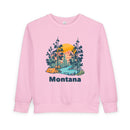 Montana Toddler Sweatshirt - Montana Toddler Crewneck Sweatshirt-3