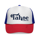 Lake Tahoe, California Retro Trucker Hat-1