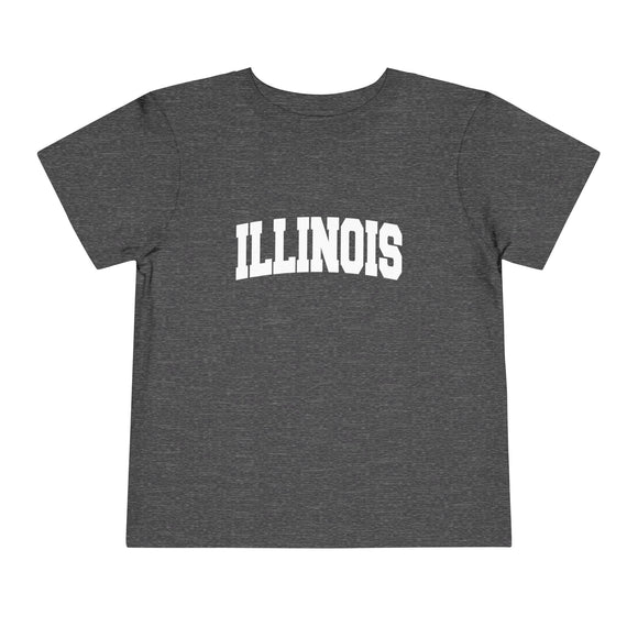 Illinois Toddler Graphic Tee - Kids Illinois Vacation T-Shirt