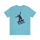 Vail, Colorado T-Shirt - Snowboard Unisex Vail Shirt-6