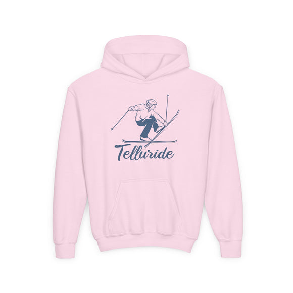 Telluride, Colorado Youth Hoodie - Snow Ski Kids Telluride Hooded Sweatshirt