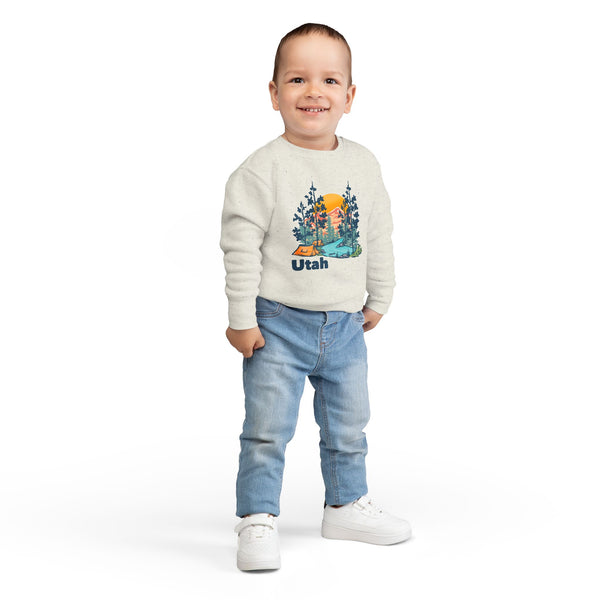 Utah Toddler Sweatshirt - Utah Toddler Crewneck Sweatshirt