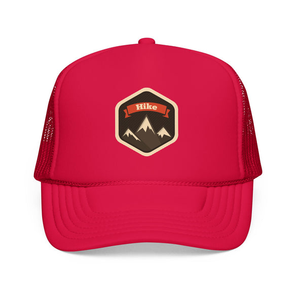 Hike Trucker Hat - Hike Foam Mountain Cap