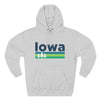 Premium Iowa Hoodie - Retro Unisex Sweatshirt