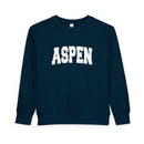 Aspen, Colorado Toddler Sweatshirt - Aspen Toddler Crewneck Sweatshirt-4