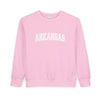 Arkansas Toddler Sweatshirt - Arkansas Toddler Crewneck Sweatshirt