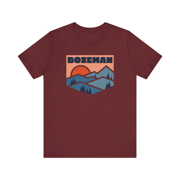 Bozeman, Montana T Shirt - Retro Graphic Tee