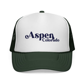 Buy dark-green Aspen, Colorado Retro Trucker Hat