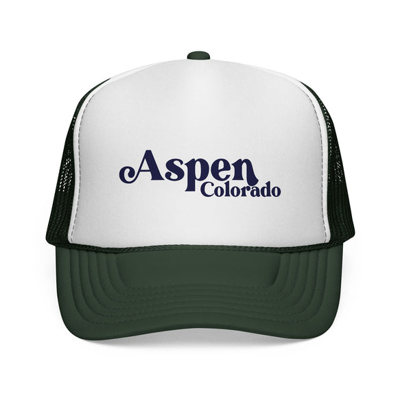 Aspen, Colorado Retro Trucker Hat