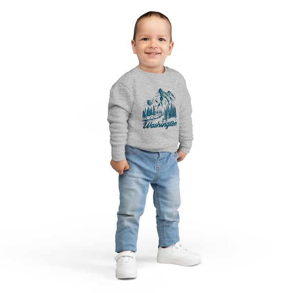 Washington Toddler Sweatshirt - Washington Toddler Crewneck Sweatshirt