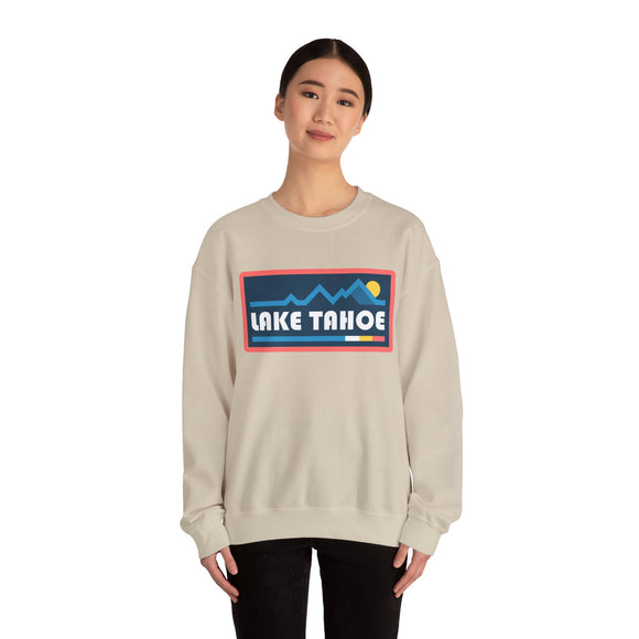 Lake Tahoe, California Sweatshirt - Mountain Graphic Crewneck
