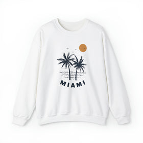 Miami, Florida Sweatshirt - Unisex Crewneck Miami Sweatshirt