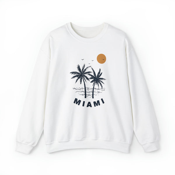 Miami, Florida Sweatshirt - Unisex Crewneck Miami Sweatshirt