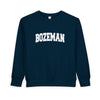 Bozeman, Montana Toddler Sweatshirt - Bozeman Toddler Crewneck Sweatshirt