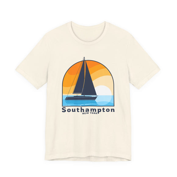 Southampton, New York T Shirt - Sailboat Tee