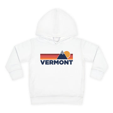 Vermont Toddler Hoodie - Unisex Mountain Pullover Sweatshirt, Kids Hooded Jumper, Vermont Souvenir