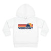 Vermont Toddler Hoodie - Unisex Mountain Pullover Sweatshirt, Kids Hooded Jumper, Vermont Souvenir