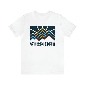 Buy white Vermont T-Shirt - Retro Unisex Vermont Shirt