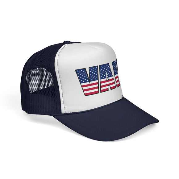 Vail Colorado Stars and Stripes Trucker