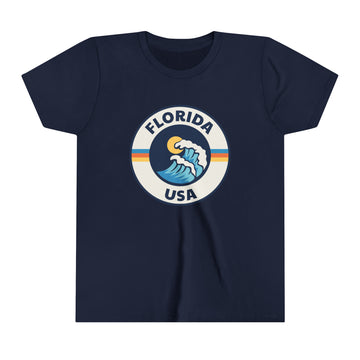 Buy navy Florida Youth T-Shirt - Unisex Kids Florida Shirt