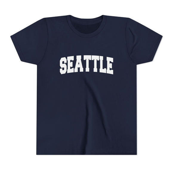 Seattle, Washington Youth Graphic Tee - Kids Seattle T Shirt