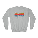 Sun Valley, Idaho Youth Sweatshirt - Unisex Kid's Sun Valley Crewneck Sweatshirt-5
