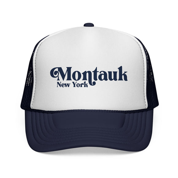 Montauk, New York Retro Trucker Hat