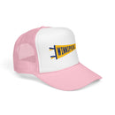 Winnipeg, Manitoba Pennant Trucker Hat — Retro Flag Foam Cap-8