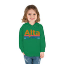 Alta Toddler Hoodie - Retro Mountain Sun Unisex Alta Toddler Sweatshirt-11