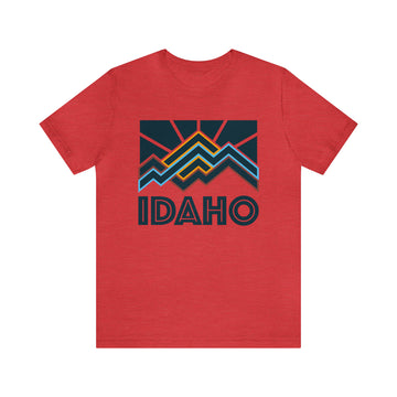 Buy heather-red Idaho T-Shirt - Retro Unisex Idaho Shirt