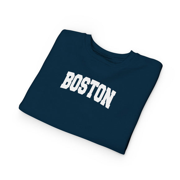 Boston, Massachusetts Toddler Sweatshirt - Boston Toddler Crewneck Sweatshirt
