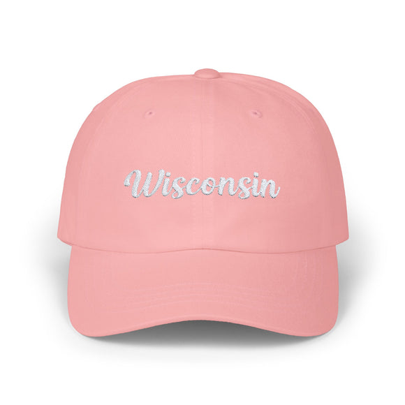 Wisconsin Dad Hat - Embroidered Wisconsin Classic Dad Cap