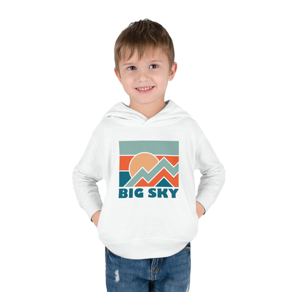 Big Sky, Montana Toddler Hoodie - Unisex Big Sky Toddler Sweatshirt