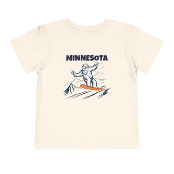 Minnesota Yeti Snowboard Toddler Tee
