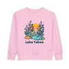 Lake Tahoe, California Toddler Sweatshirt - Lake Tahoe Toddler Crewneck Sweatshirt
