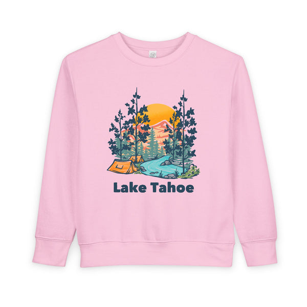 Lake Tahoe, California Toddler Sweatshirt - Lake Tahoe Toddler Crewneck Sweatshirt