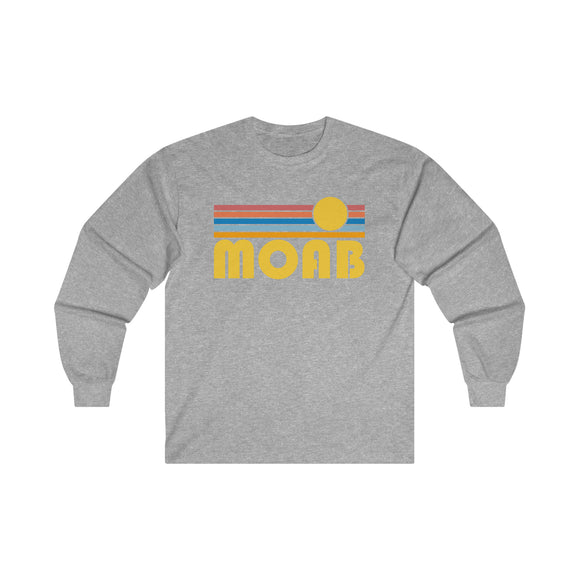 Moab, Utah Long Sleeve Shirt - Retro Unisex Shirt