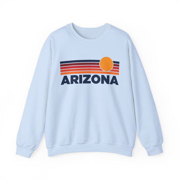 Arizona Sweatshirt Retro Sun Unisex - Vintage Arizona Inspired Warm Pullover Jumper