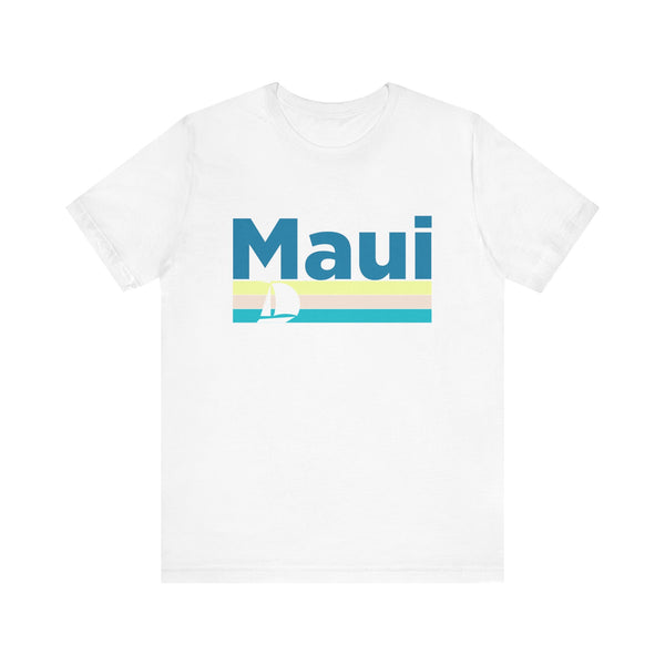 Maui, Hawaii T Shirt - Sailboat Graphic Tee